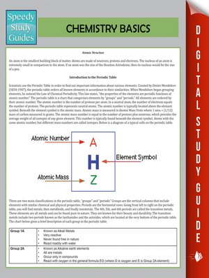 cover image of Chemistry Basics